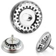 thumbnail image 1 of Tapa de filtro de fregadero de cocina TUNC Acero inoxidable 78 mm, 1 of 5