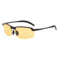 thumbnail image 4 of Scratch Resistant Photochromic Sunglasses Trendy Adjustable Nose Pads UV Protection Polarized Sunglasses Metal Frame Multifunctional Night Vision Glas, 4 of 5