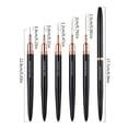 thumbnail image 3 of Nail Liner Brush Set M - Pens Liner Brushes Set 5Pcs Black Color Nail Tools for Long Lines Thin Drawing Liner Brush Gel Polish Painting Nail Design Sizes 5/8/12/20/25Mm, Nail Brush, Nail Brush,, 3 of 7