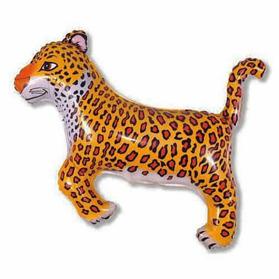 LOONBALLOON Animal Theme Balloons - 36 Inch Leopard Print Safari Party Decoration in Black