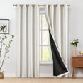 thumbnail image 2 of Cortinas JINCHAN Blackout 95% Boho 213x213 cm Dorado Navideño, 2 of 8