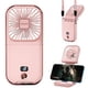 thumbnail image 1 of Ventilador portátil de mano ZEXALIGHT recargable por USB 5 en 1 rosa, 1 of 6