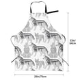 thumbnail image 5 of Picia German Shepherd Dog Waterproof Apron for Unisex Adult - Adjustable Bib Apron with Pockets, Ideal for Cooking, Gardening, Painting, and Household Chores, 5 of 9