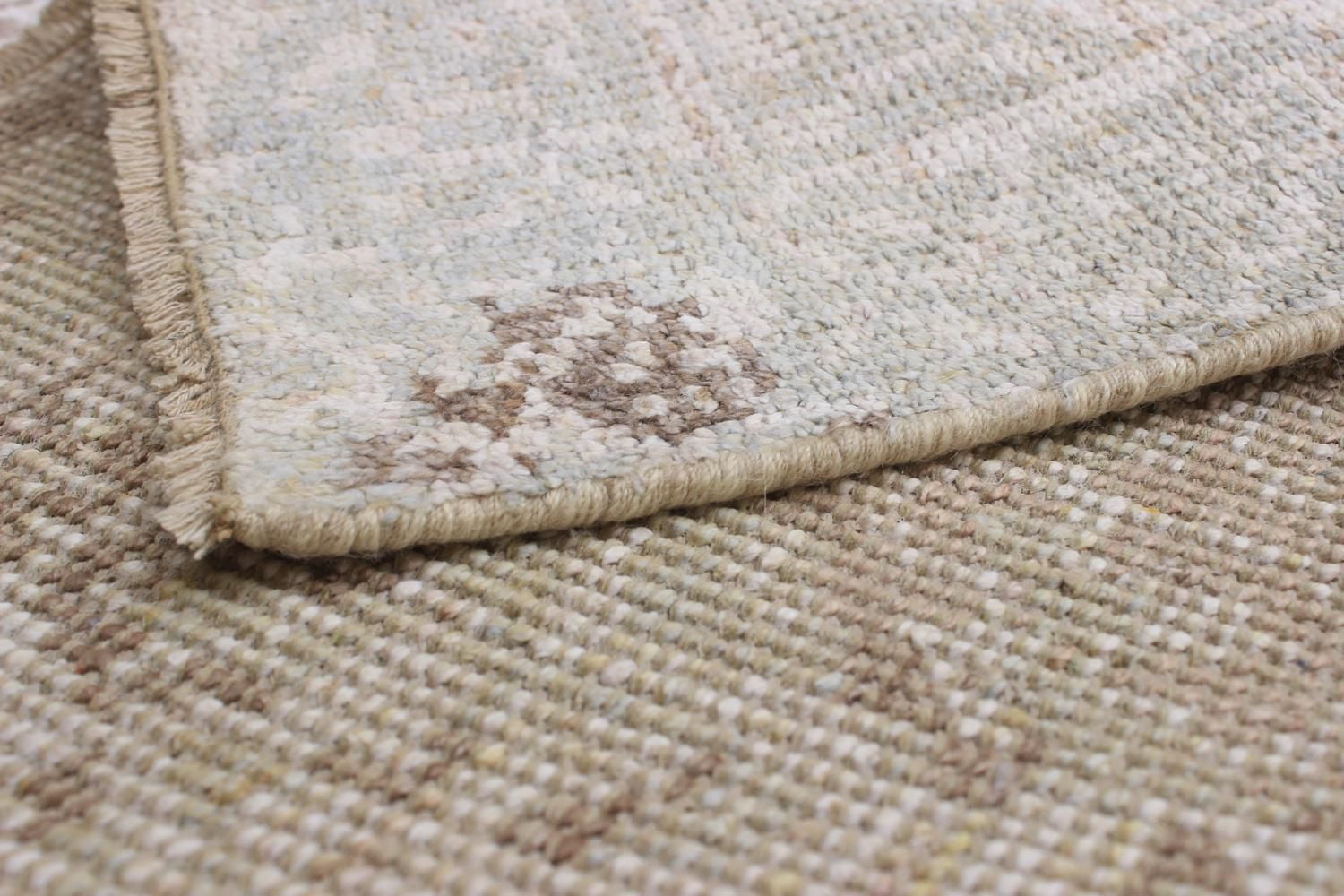 ECARPETGALLERY 4'10" x 7'10"  Casual Jules Oushak Hand-knotted Area Rug for Living Room, Dining Room and Bedroom in Brown