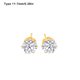 thumbnail image 5 of Qarigey Pendientes de cristal elegantes a la moda, pendientes de gota de acero inoxidable con cuentas de corazón, regalo de joyería para mujer, bola de Type2 NO2 Qarigey AP011093-11B, 5 of 6