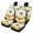 Sunflower, variant on Uourmeti Coconut Tree Pattern Car Seat Covers Full Set 3 Pieces, Car Seat Cover Sets Polyester Breathable Stretchy for Cars Sedans Vans