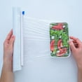 thumbnail image 5 of 6Pcs Plastic Slider Cutter 14.97 Reusable Cling Film Slide Cutter Self-Adhesive Slide Cutter Replacement Food Wrap Cutter Wrap Dispenser DIY, 5 of 9