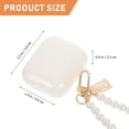 thumbnail image 2 of 1 Set Earphone Cover Pearl Chain Earphone Case Compatible for Airpods 1/2, 2 of 9