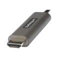 thumbnail image 3 of StarTech.com 16ft (5m) USB C to HDMI Cable 4K 60Hz with HDR10, Ultra HD USB Type-C to 4K HDMI 2.0b Video Adapter Cable, USB-C to HDMI HDR Monitor/Display Converter, DP 1.4 Alt Mode HBR3 - Thunderbolt 3 Compatible (CDP2HDMM5MH) - Adapter cable - 24 pin USB-C male to HDMI male - 16.4 ft - black - 4K support, active, 3 of 4