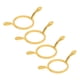 thumbnail image 4 of Anillos de sello de sellado de cera, 4 moldes de sellado de cera, moldes de sellado de cera de metal, moldes para sellado de cera de calidad superior, 4 of 9