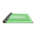 thumbnail image 2 of Ahgly Company Indoor Round Southwestern Emerald Green Country Area Rugs, 5' Round, 2 of 4