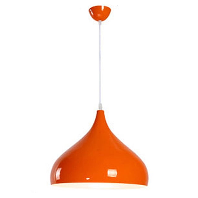 Minimalism Colorful Pendant Light Fixture, Creative Metal Pendant Lamp, Modern Farmhouse Pendant Lighting, Aluminum Pendant Light for Over Kitchen Island Dining Room Table Entrance
