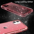 thumbnail image 5 of JETech Glitter Case for iPhone 11, 6.1-Inch, Bling Sparkle Shockproof Phone Bumper Cover, Cute Sparkly for Women and Girls (Red), 5 of 7