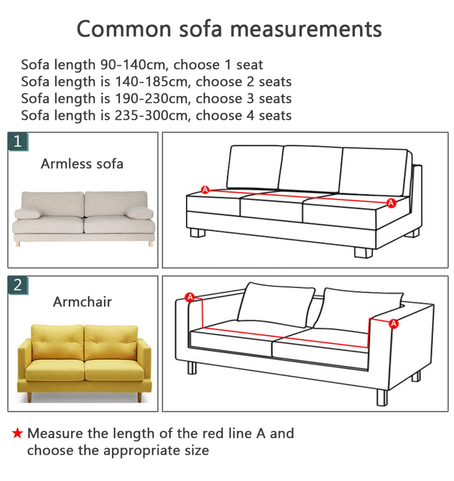 Walmart-Plaid Solid Color Sofa Cover Super Stretch Sofa Cover Furniture Protection Cover-Camel-2 Cushion 145-185cm
