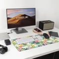 thumbnail image 6 of Naloa Tropical Flowers Gaming Mouse Pad Large Mouse Mat Long Extended Desk Pad Non-Slip Rubber Mice Pads Stitched Edges Thin Pad (16x29.5 Inch), 6 of 8