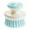 Light blue, variant on Dish Brush with Handle, Plastic Scrubber Brush,Ergonomic Grip Round Brush, Kitchen Scrub Brushes for Cleaning, Dish Scrub Brush for Washing Kitchen Utensils Sink, Pots, Pans, 2.56X2.76inch