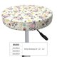 thumbnail image 4 of Balery Cute Cow Fundas de asiento para taburete de bar redondo de tela de terciopelo ajustables que protegen de arañazos y manchas para sillas de 14 a 17 pulgadas.-14 inch, 4 of 7