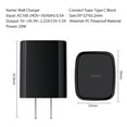thumbnail image 3 of Usb c block,USB C Wall Charger Block,3PACK AILKIN PD 20W USB C Wall Charger  Power Delivery Fast Charging for Android Type C Charger Block,Black, 3 of 7