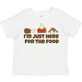 thumbnail image 3 of Inktastic I'm Just Here for the Food Boys or Girls Toddler T-Shirt, 3 of 5