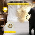 thumbnail image 4 of BENTISM Heavy Duty Welding Blanket 6x8 ft Fiberglass Welding Curtain Weld Blanket 48 Sq Ft Welding Shield, Weld Curtain for Industrial and Home Use, 4 of 9