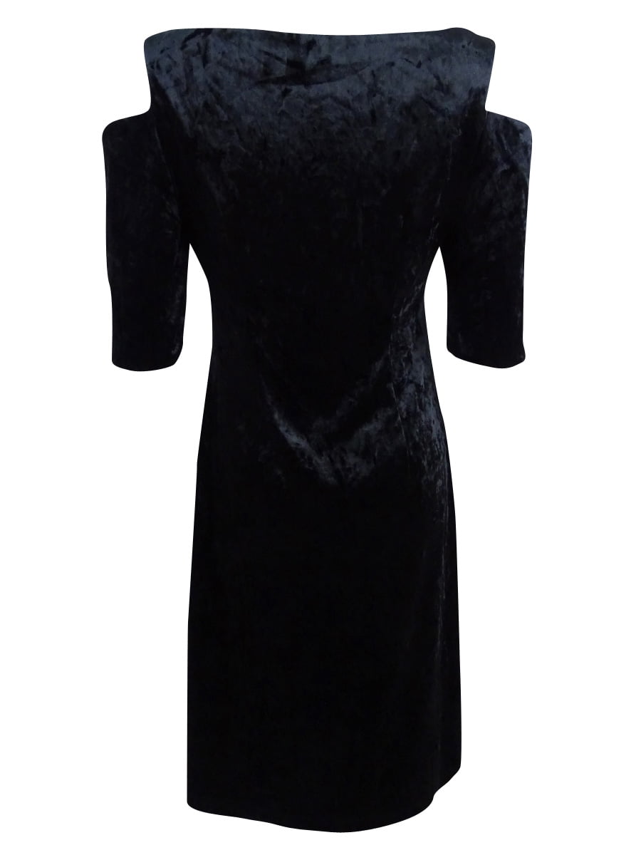 connected cold shoulder dress