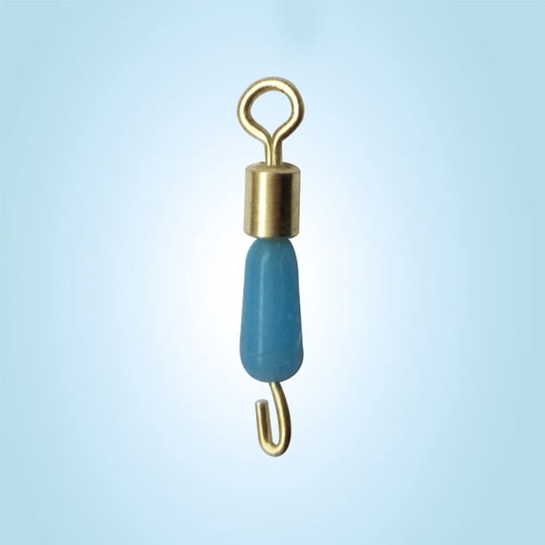 Anillos sólidos giratorios Anti-envuelto Conector Sub-línea Aparejos de pesca (S) 10pcs JShteea Para Estrenar