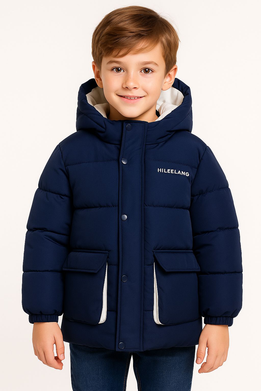 HILEELANG Kids Big Boys Winter Puffer Jacket photo 3