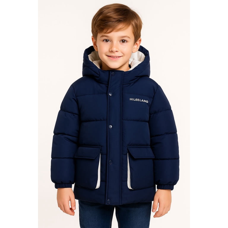 Hileelang Kids Winter Puffer Jacket with Hood photo 3