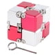 thumbnail image 1 of ADHD DIY Infinite Puzzle Toy Adulto Aleación portátil Divertido Alivio de la ansiedad y el estrés Flip Puzzle Block Toy Rojo y Plata, 1 of 5