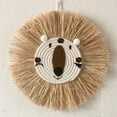thumbnail image 3 of GROWTH TANK 2 Pieces Nordic Straw Wall Hanging Decor Tapestry Animal W/ Rope Handwoven 40cm C, 3 of 9