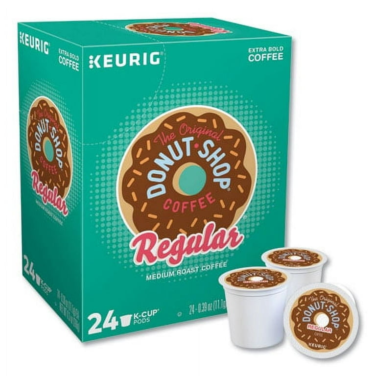 Donut Shop Coffee K-Cups, Regular, 24/Box Donut Shop Coffee K-Cups, Regular, 24/Box