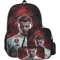 thumbnail image 1 of Football Star Cristiano Ronaldo Backpack Printed Three-Piece Set Children'S Schoolbag Elementary And Middle School Students Backpack Pencil Case, 1 of 2