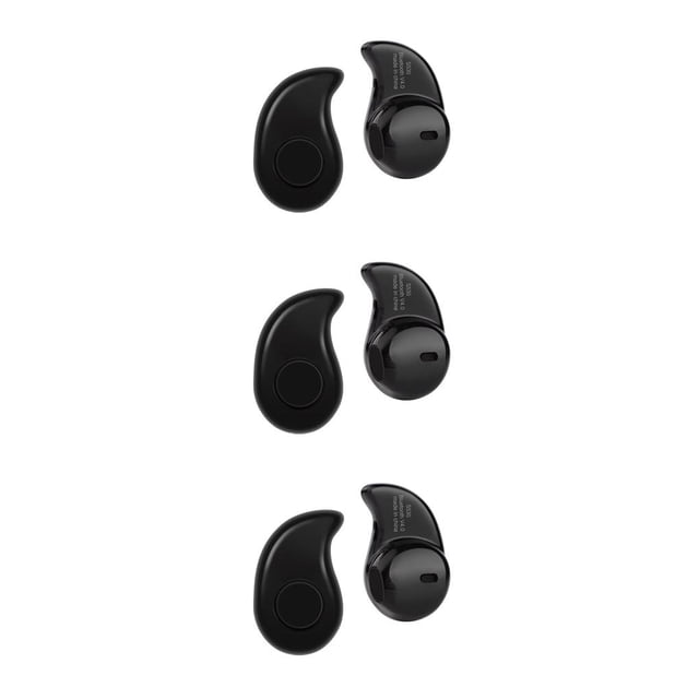 Seitruly Auricular invisible Estéreo Manos libres Luz Auricular inalámbrico universal Distancia Deportes Música Auricular Fitness negro negro 3Conjunto