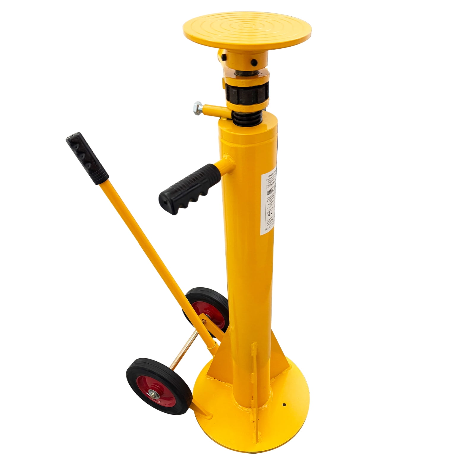 Trailer Jack Stand Spiral Ascending Jack Bracket Container Truck Jack 100,000 Lbs Static Capacity 40,000 Lbs Lifting Capacity Carbon Steel