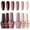 Classy Nudes Milky, variant on Candy Lover Gel Nail Polish Set, 6 Nudes Milky Colors Quick Dry Long-lasting Gel Polish, Soak Off UV Nail Polish, Nail Art Gift Set for Women Girls