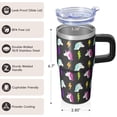 thumbnail image 3 of 20OZ Unicorn Lover Cup with Handle Insulated Stainless Steel Tumbler Perfect Presents for Women Great for Birthday Christmas and Weekend Getaways, 3 of 6