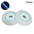thumbnail image 2 of Welling 2Pcs 80/76/72mm In-line Speed Skate Skating LED Light Flashing Roller Wheels, 2 of 10