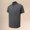 Grey, variant on Workout Shirts for Men Summer Lightweight Breathable Short Sleeve Neck Quarter Zip Athletic Gym Shirts Mens Tees