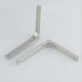 thumbnail image 5 of 2pcs Stainless Steel Shelf Brackets Wall Brackets For Shelves Shelf Support Angle Bracket Heavy Duty L Brackets, 5 of 5