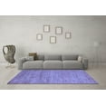 thumbnail image 3 of Ahgly Company Indoor Square Abstract Blue Modern Area Rugs, 4' Square, 3 of 4