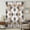 Cream, Taupe, Warm Gray, Oatmeal, variant on Vintage Morocco Sheer Curtains 45 Inches Long, Traditional Middle Century Rhombus Pattern Light Filering Curtains, Breathable Simi Curtain Privacy Drapes for Kitchen Bathroom Small Window Treatment