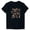 Black, variant on Womens Loose Fit Crewneck Short Sleeve Vintage Mini Floral Print Lightweight Cotton Blend Casual Summer Top for Daily Chic