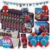 Spider-Man Party Kit for 16 169 pc w/ Plates Napkins Balloons and Decor