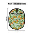 thumbnail image 3 of Naloa Tangerine Silicone Pot Holders, Oven Mitts Heat Resistant Hot Pads, Non Slip Pot Holder for Kitchen Baking and Cooking 9.4 x 7.5 Inches, 3 of 7