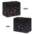 thumbnail image 3 of HELLHERO Red, White, and Blue Stars on Black Sewing Machine Cover Easy to Clean and Resuable Easy Storage Universal, 3 of 8