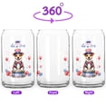 thumbnail image 2 of Happy 4th of July Patriotic Jack Russell Terrier Marching Band Uniform Balloons Fireworks 16oz Glass Cup Mug Parson Jack Dog Lover Glass Can - 13009, 2 of 5