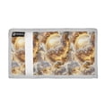 thumbnail image 2 of JIALIOU Nylon Trifold Card Wallet with ID Window Zipper Pocket for Men Women Teen Golden Light in Clouds, 2 of 7