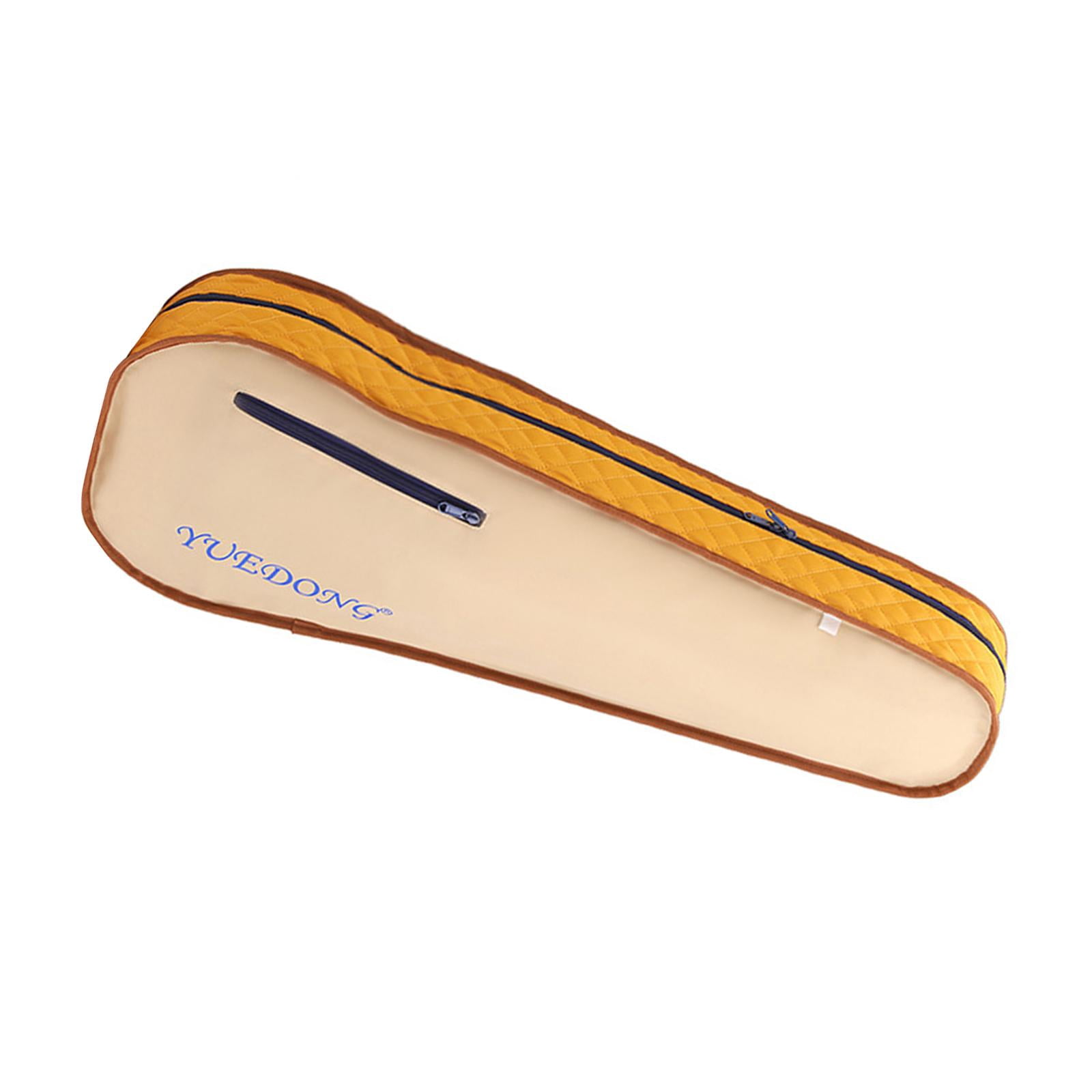 QccHieUs 4/4 Violin Case Portable Carrying Bag Foldable Adjustable Backpack Straps Violin yellow