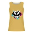 thumbnail image 3 of Men's Tank Top Graphic Print Round Neck Thin Strap Backless T Shirt Casual Trendy Sports Sleeveless Shirt, 3 of 5