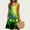 B107 Yellow sundresses for women clearance under $5, variant on Women Dresses Under $10! Xqxayjr Women's St. Patrick's Day Dress with Pockets Flowy Swing Knee Length Trendy Beach Party Dress Sleeveless Casual Summer Irish Clover Tshirt Graduation Dress